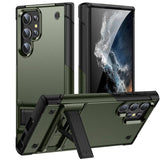 Heavy Duty Armor Shockproof Stand Phone Case For Samsung