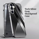 Tech Silver Gray Shockproof Case for Samsung