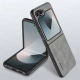 Matte Anti-Slip Full Shockproof Leather Case for Samsung Z Flip