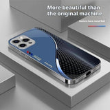 Business Curved Gradient Electroplated Case for iPhone