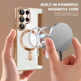 Card Slot Electroplated Ultra-Thin Phone Case for Samsung