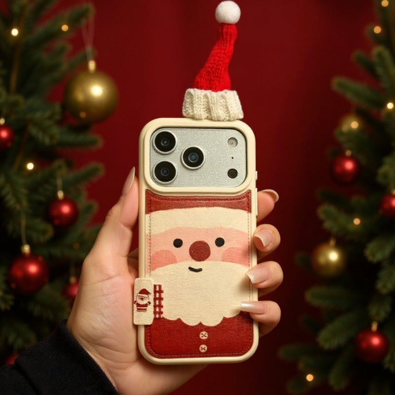 New Cute 3D Christmas Snowman Patchwork Design for IPhone
