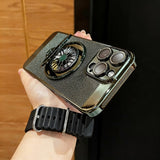 Gyroscope Stand Electroplated Heat-Dissipating Hard Case for IPhone