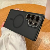 Magsafe Non-Slip Frame Armor Wireless Charging Case For Samsung