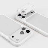 Removable Lens Matte Anti-Fingerprint Case for iPhone