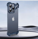 Luxury Shockproof Aluminum Alloy Borderless Phone Case For iPhone