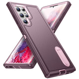 3 in 1 Shockproof Heavy Duty Anti-Scratch Stand Phone Case for Samsung