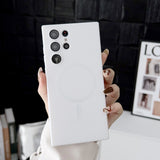 Luxury Magnetic Wireless Charge Case For Samsung