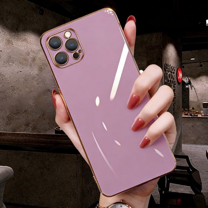 Silicone Shockproof Electroplated Phone Case for Samsung