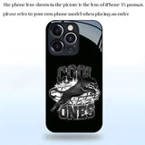 Vintage Street Style Panther Letter Pattern Case for iPhone