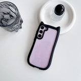 Cat Ear Acrylic Phone Case for Samsung
