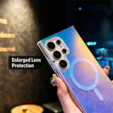 Magnetic Laser Color-Changing Phone Case for Samsung