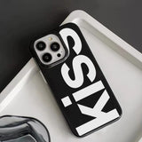 Personalized English Letters Kiss Simple Soft Case For iPhone
