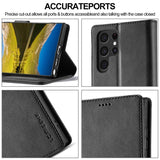 Business Leather Wallet Card Holder Phone Case for Samsung