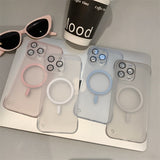 Magnetic Matte Frameless Case for iPhone
