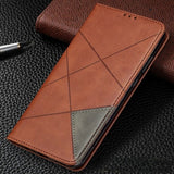 Leather Flip Wallet Case with Card Slots for iPhone