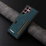 Retro Card Leather Phone Case for Samsung