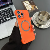 Ultra Thin Hard PC Magnetic Frameless Case for iPhone