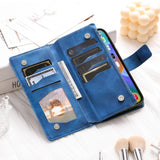 Leather Flip Wallet Embossing Phone Case for Samsung