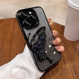 Gradient Butterfly Electroplated Phone Case for IPhone