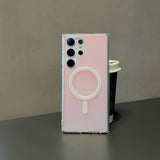 Magnetic Laser Color-Changing Phone Case for Samsung