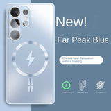 Ultra-thin Magnetic Matte Lens Protector Shockproof Case for Samsung
