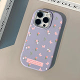 Butterfly Flower Phone Case for iPhone