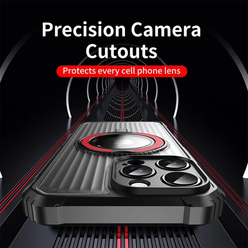 360° Rotating Magnetic Bracket Stand Phone Case For iPhone