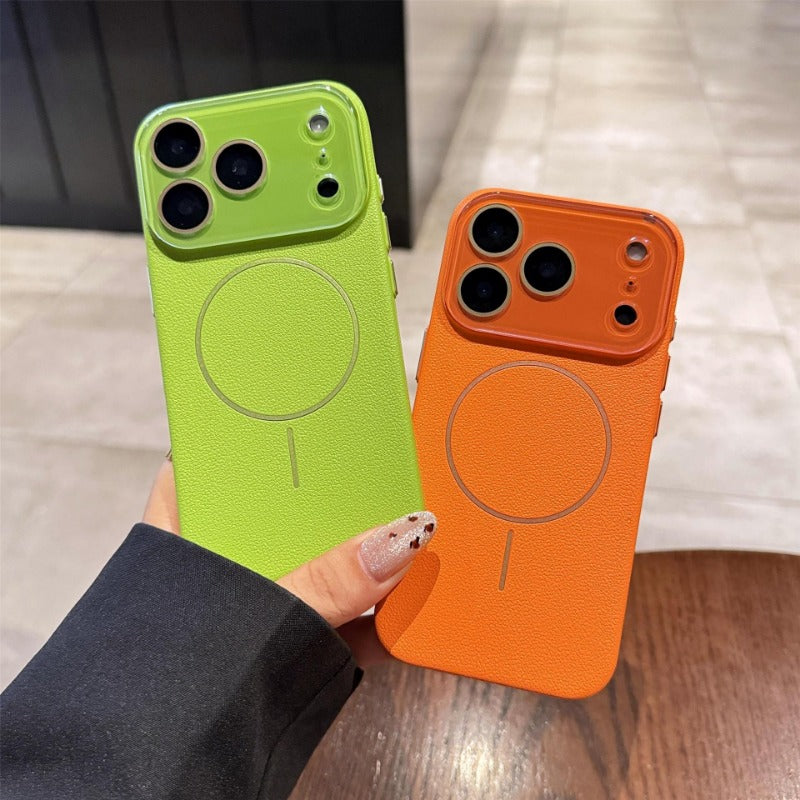 Anti-Slip Textured Skin-Feel Fine Magnetic Phone Case for IPhone