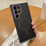 Magsafe Non-Slip Frame Armor Wireless Charging Case For Samsung