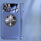 Hollow heat dissipation mesh magnetic Case For iPhone