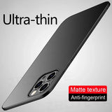 Ultra Thin Frosted Hard Cases for iPhone
