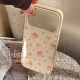 Epoxy Orange Floral Phone Case for IPhone