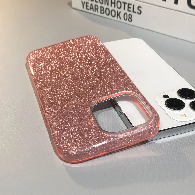Glitter Bling Gradient Hard PC Thicken Case For iPhone