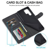 Business Leather Wallet Card Holder Phone Case for Samsung