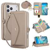 Fashion Flip Leather Wallet Card Case for iPhone