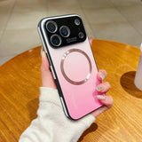 Gradient Magnetic Charging Shockproof Case for iPhone