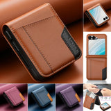 Leather Wallet Phone Case for Samsung Z Flip