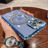 New Glitter Diamond Magnetic Case For iPhone