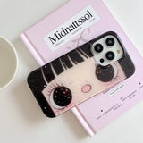 Lovely Glittering Big Eyes Comic Girl Phone Case for iPhone