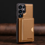 Magnetic Detachable Leather Wallet Case for Samsung