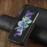 Magnetic Flip Leather Wallet Case for Samsung Z Flip