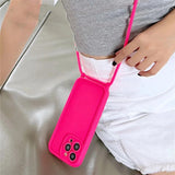 Crossbody Lanyard Strap Phone Case For iPhone