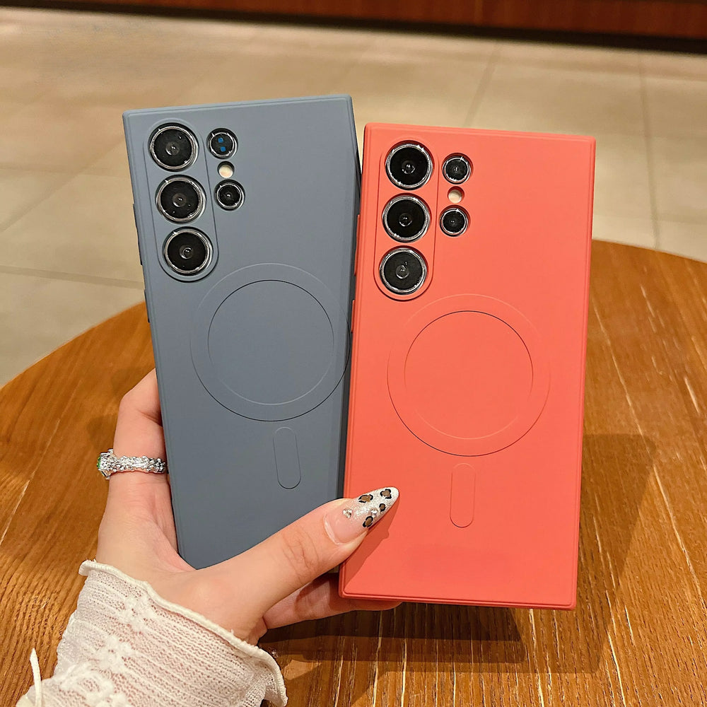 Liquid Silicone For Magsafe Magnetic Case for Samsung