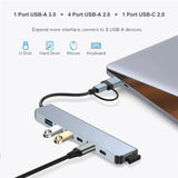 7 Ports USB A C Hub Multi Adapter