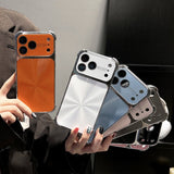 Solid Color Iridescent Textured Shockproof Electroplated Phone Case for IPhone