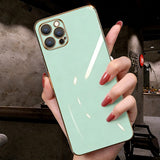 Silicone Shockproof Electroplated Phone Case for Samsung