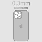 0.3mm Ultra Thin Clear Matte PP Hard Ultra Case for Iphone