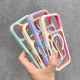 3 in 1 Clear Armor Magnetic Case for iPhone