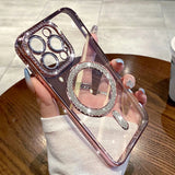 New Glitter Diamond Magnetic Case For iPhone